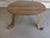 Mid Century Italian Wooden Bench With Baroque Style Legs For Sale - Image 4 of 8