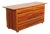 Italian Architectural Chest of Drawers in Walnut, 1970 For Sale