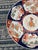 Ceramic Large Antique Japanese Imari 18" Charger Platter 6 Panel. Hand Painted For Sale - Image 7 of 10