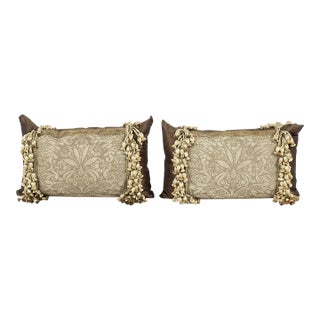 Vintage Fortuny Cushions- a Pair For Sale