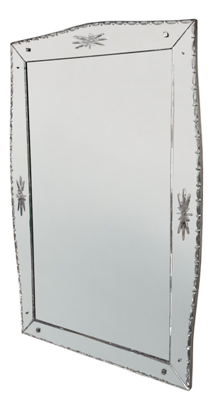 Large Vintage French Venetian Mirror, 1920s