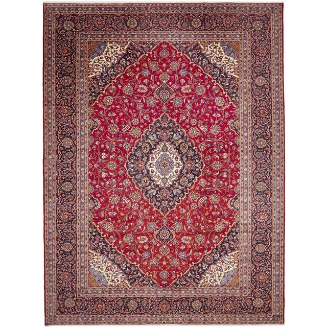 Kashan rug | Size: 305 x 405 cm | Knot density: approx. 200.000 knots/m² | Pile: 100% virgin wool | Warp: 100% cotton