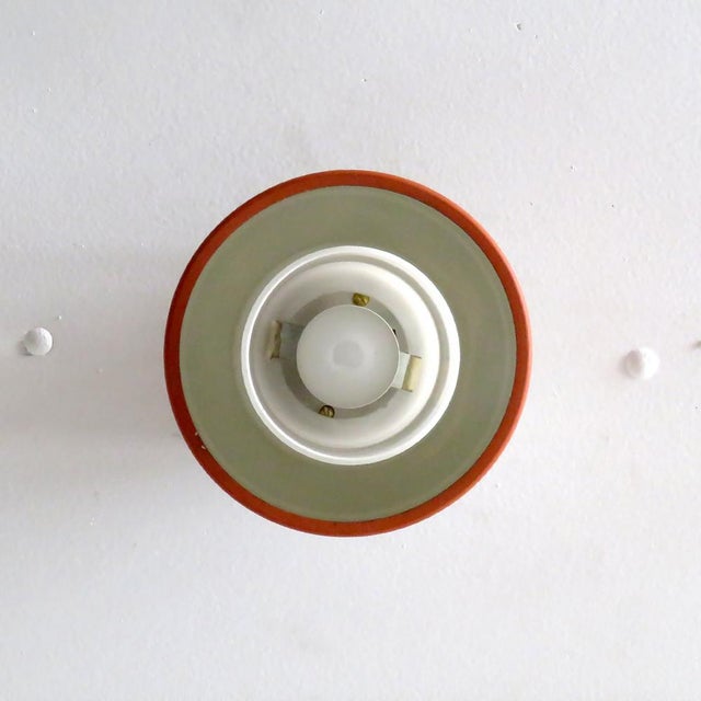 1960s Geometric Flush Mount Light by Philips, 1960 For Sale - Image 5 of 9