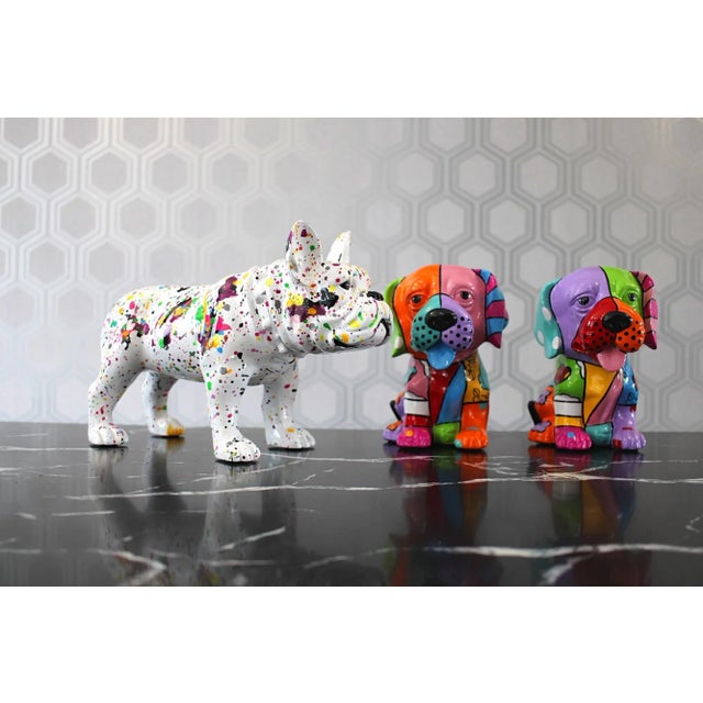 Interior Illusions Plus Dollar Sign Pet Dog With Pink Tongue For Sale - Image 4 of 5