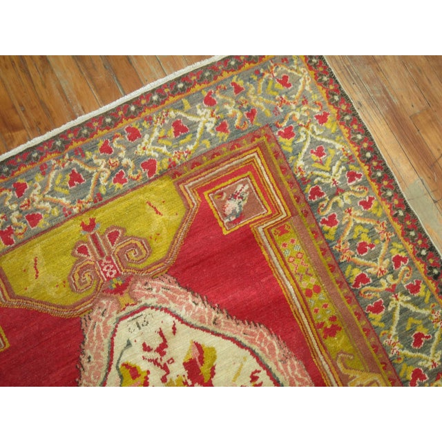 Early 21st Century Turkish Ghiordes Gallery Rug For Sale - Image 5 of 6