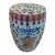 Altfield Hong Kong Hand-Painted Chinoiserie Ceramic Garden Stool With Birdcage Motif For Sale