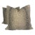 Antelope Chenille in Natural 22" Pillows-a Pair For Sale