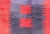 Blue Turkish Tulu Rug With Modern Minimalist Design in Blue, Red and Luxurious Wool For Sale - Image 8 of 12