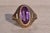 The Mount Elbert: Elongated Oval Sapphire in Antique Filigree Ring For Sale - Image 4 of 11
