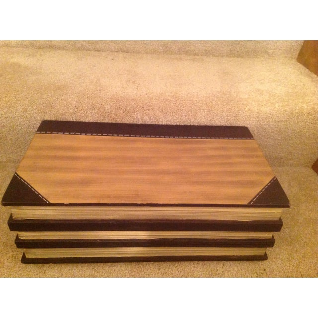 Vintage Hand Painted, Wooden Book Box Chairish