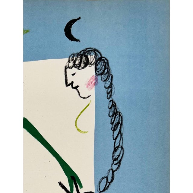 1960s Marc Chagall, The House in My Village, 1960, Lithograph For Sale - Image 5 of 6
