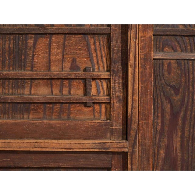 Wood Antique Japanese Storage Cabinet For Sale - Image 7 of 14