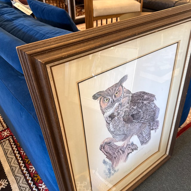 E. Darrell Smith Great Horned Owl Artist Proof, Signed For Sale - Image 11 of 12