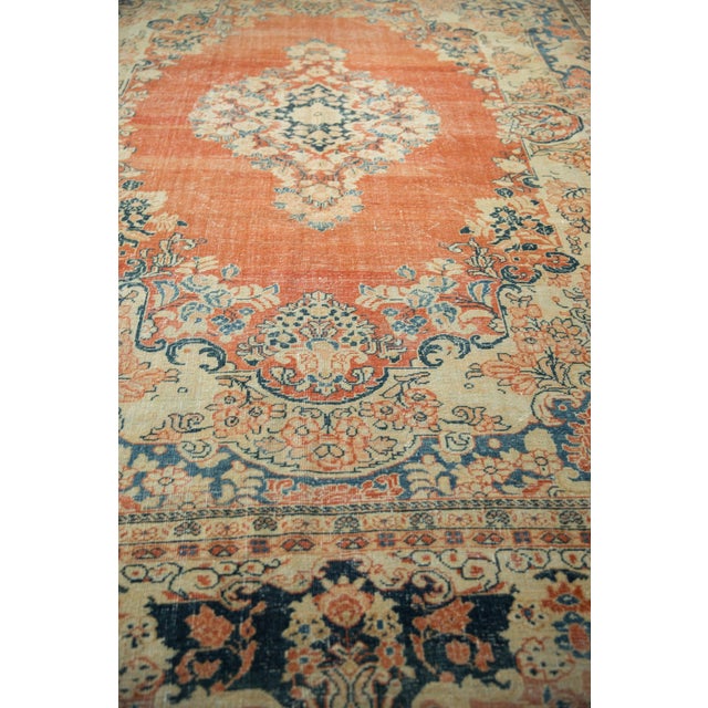 Vintage Distressed Arak Carpet - 10'11" x 13'6" For Sale - Image 9 of 12