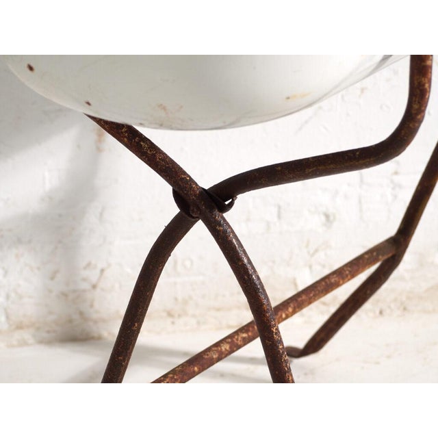 Bathtub in Enamelled Iron, Central Europe, 1950 For Sale - Image 3 of 13