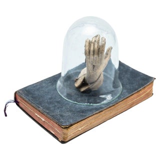 Mystical Artwork with Book and Part of Sculpture, 1990s For Sale