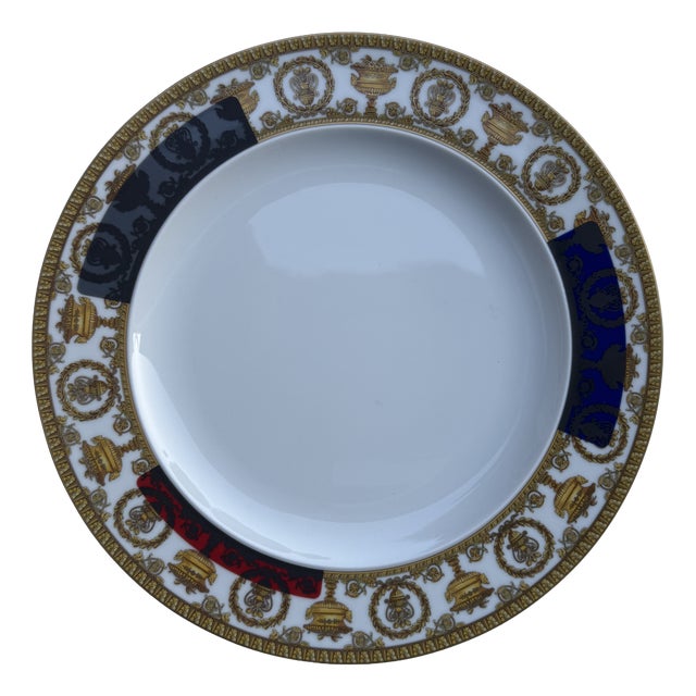 I Love Baroque and Roll Dinner Plates by Versace for Rosenthal, 2000s, Set of 6 For Sale