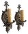 Crest and acanthus motif fabulous on these original silverplate sconces. Great fir any room in your home. 2 pr available