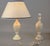 Marble Table Lamps with Shades, 1950s, Set of 2 For Sale - Image 3 of 8
