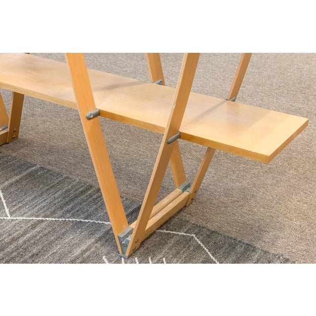 1998 Marcello Ziliani Mondo Wall Unit for Sintesi Italian Postmodern Bentwood For Sale In Detroit - Image 6 of 6