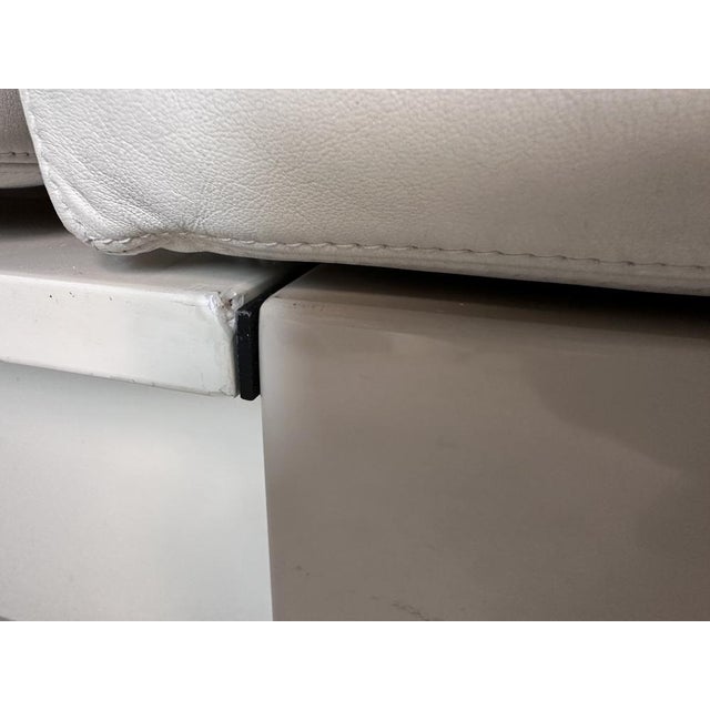 Early Edition Model Brigadier Cubist Leather Armchair by Cini Boeri for Gavina, Italy, 1972 For Sale - Image 14 of 18