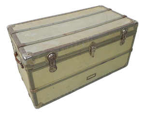 Vintage Aluminum Clad Chest, 1950s