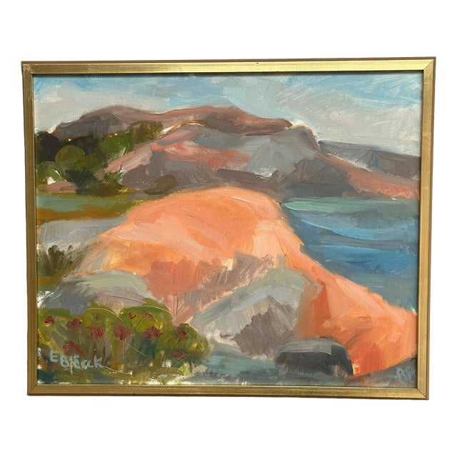 E. Björck, Serene Landscape, 1988, Oil Painting on Canvas, Framed For Sale
