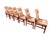 Henredon Campaign Scene 1 Oak Dining Chairs Set 6 For Sale - Image 16 of 18