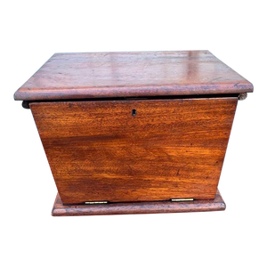 19th Century Antique Victorian Campaign Desk Letter Holder Stationery Writing Box