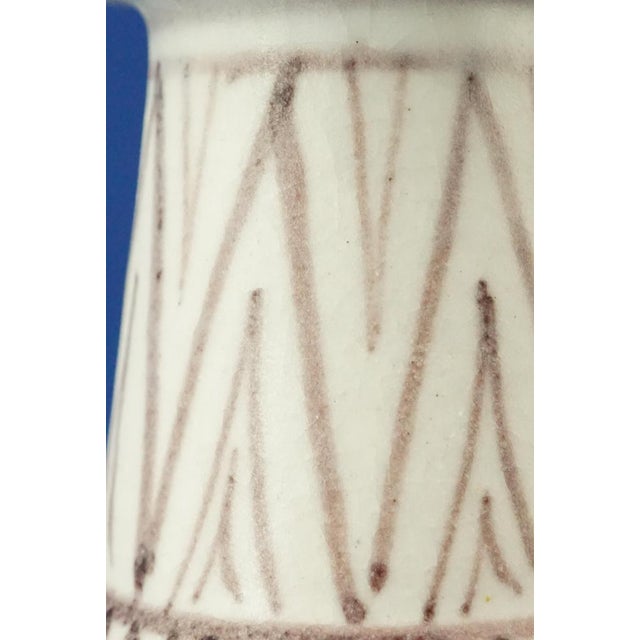 Ceramic Early 1900s Century ceramic vase by Guido Gambone from CAS Vietri manufacturing, Vietri, Italy For Sale - Image 7 of 16