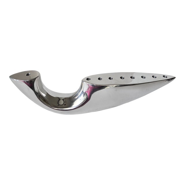 Nambe Illume Polished Metal Menorah For Sale