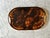 Guzzini Oval Acrylic Serving Tray in Faux Tortoiseshell -Brass from Guzzini, Italy, 1970s For Sale - Image 4 of 18
