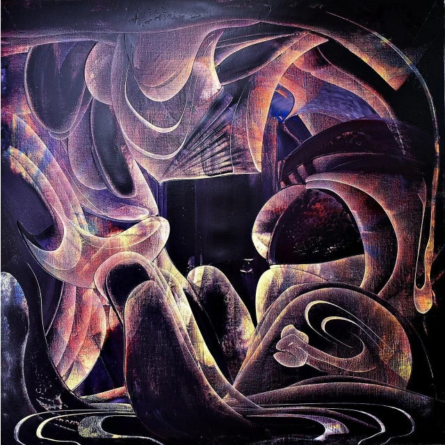 Oil on canvas Self-taught artist Mauricio Paz Viola (b 1985; Carmelo, Uruguay) embarked on his artistic journey early in...