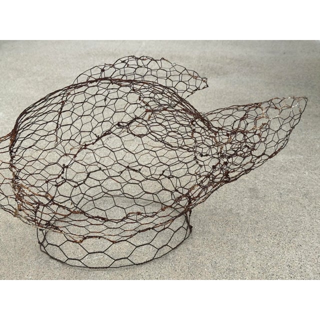 Swan Topiary Frame Sculpture For Sale - Image 4 of 6