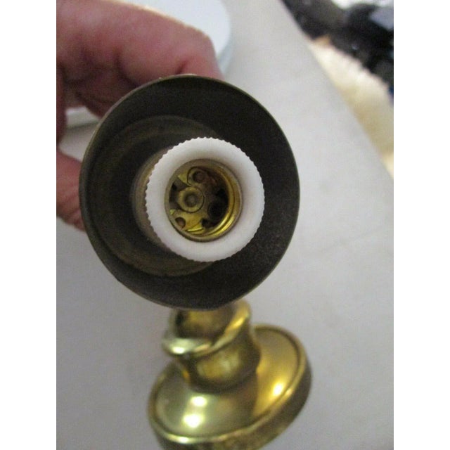 1930s 1930's French Art Deco Bronze Hand/ Fist Torch Wall Sconce For Sale - Image 5 of 7