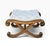 Traditional 18c Style Regency Giltwood & Tufted Cut Velvet Footstool Ottoman X Bench For Sale - Image 3 of 5