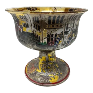 Very Rare Wedding Bowl by Venetian Artist Bruber