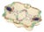 Antique 19th Century French Majolica Asparagus Plate For Sale