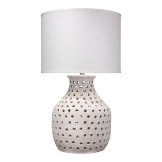 Porous Ceramic Table Lamp For Sale