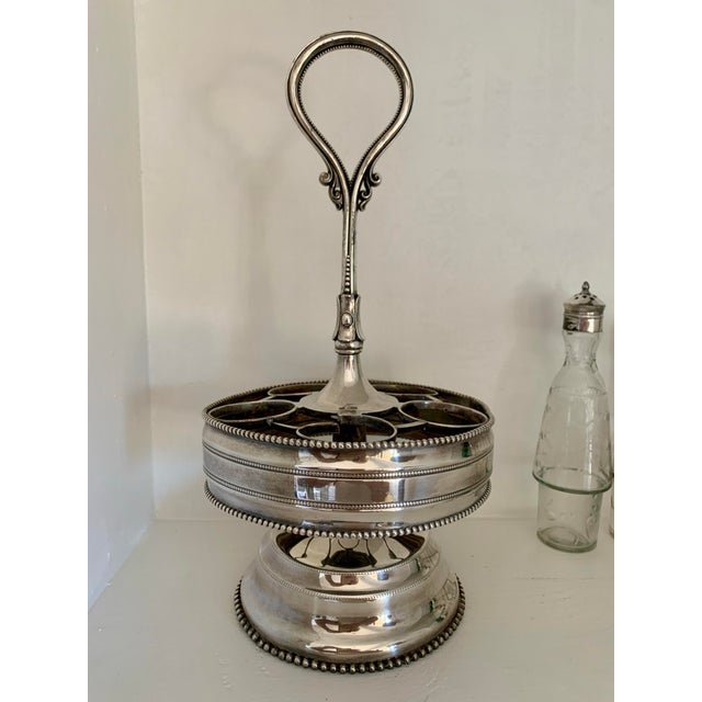 Silver Plate Grande Caster Cruet Set - Set of 11 Pieces For Sale In Phoenix - Image 6 of 10