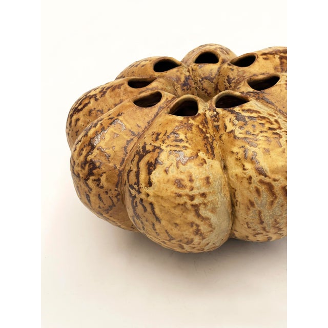 Early 21st Century Organic Modern Ash Glazed & Wood Fired Vase by Imes Gallery For Sale - Image 5 of 15