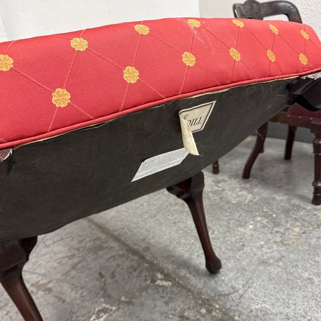 Sherrill Furniture Chippendale Style Claw Foot Armchair For Sale - Image 12 of 12