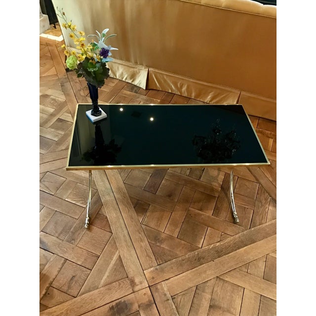 French Glass Top Coffee Table For Sale In New York - Image 6 of 7