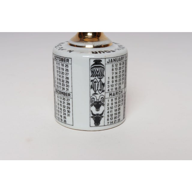 Vintage Italian Modern "1964" Porcelain Zodiac Calendar in by Piero Fornasetti For Sale - Image 11 of 17