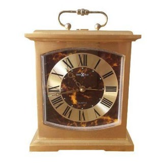 Howard Miller Brass & Quartz Clock For Sale