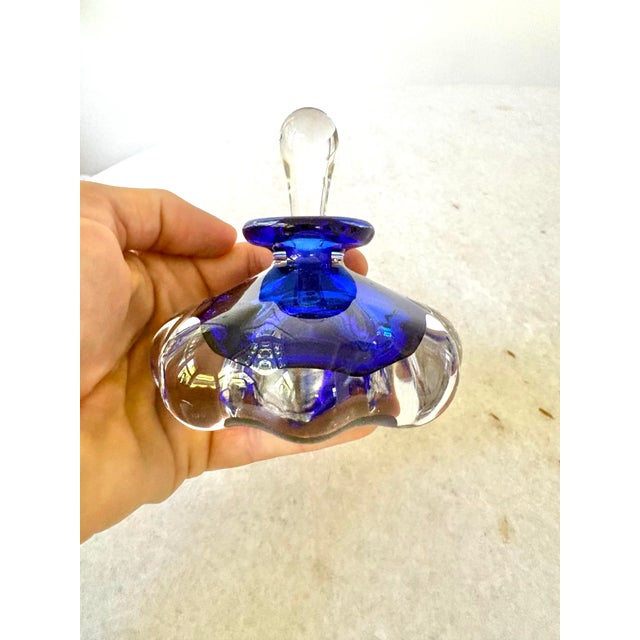 Murano Marano Glass Perfume Bottle, Signed by Artist For Sale - Image 4 of 5