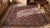 1890s Blue Navy Geometric Tribal Antique Persian Malayer Rug 12' X 13'9" Handknotted Wool Carpet For Sale - Image 9 of 9