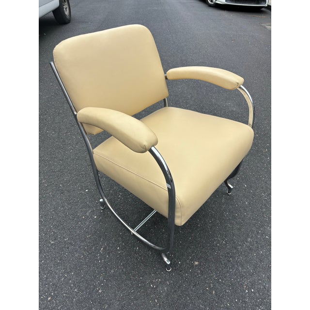 Koch Furniture 1930’s Machine Age Chair For Sale In Philadelphia - Image 6 of 11