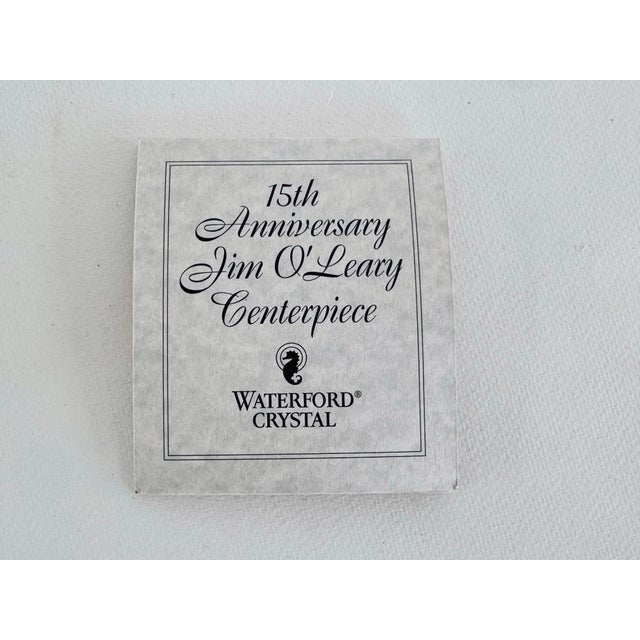 Waterford Crystal Jim O'Leary 1997 15th Anniversary Centerpiece Bowl For Sale In Boston - Image 6 of 9