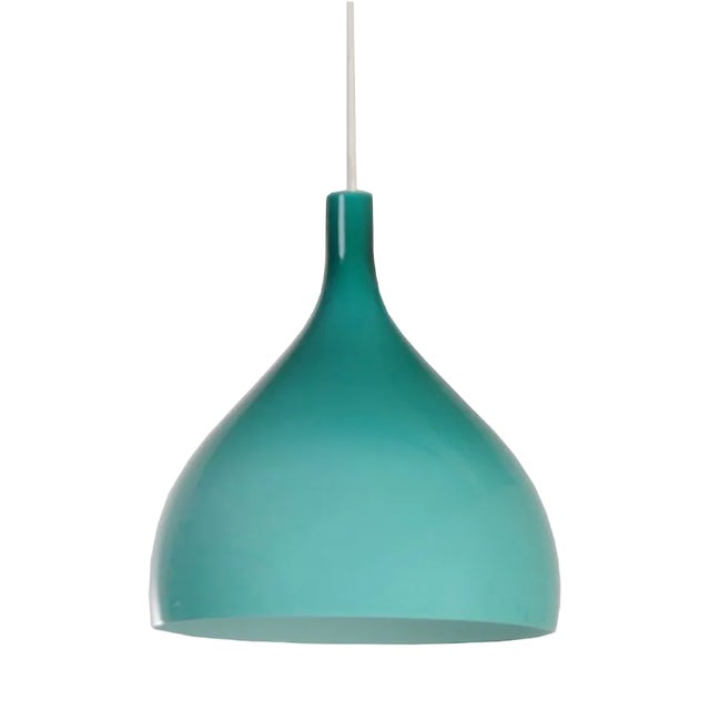 Green Murano Pendant by Paolo Venini for Venini & Co., Italy, 1960s For Sale